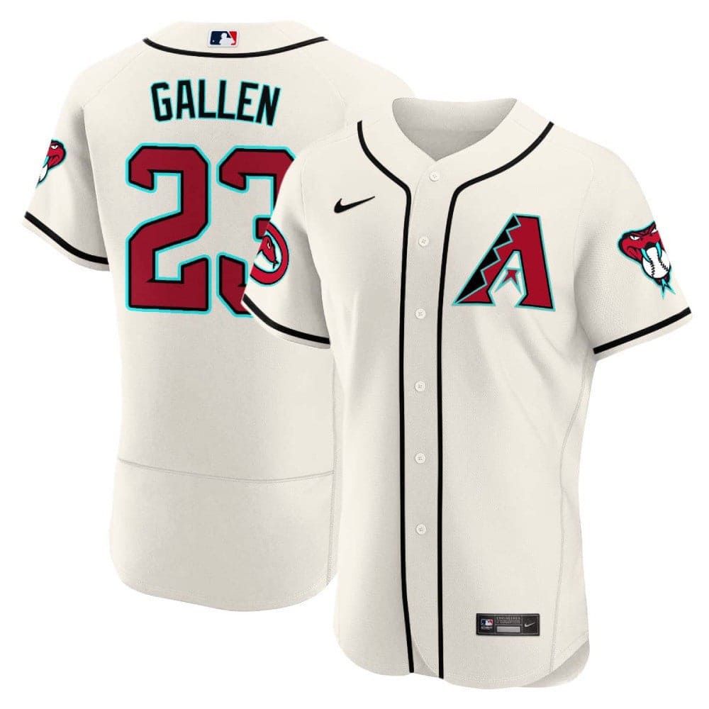 Men Arizona Diamondback #23 Gallen Cream 2024 Nike Flex Base MLB Jersey->arizona diamondback->MLB Jersey